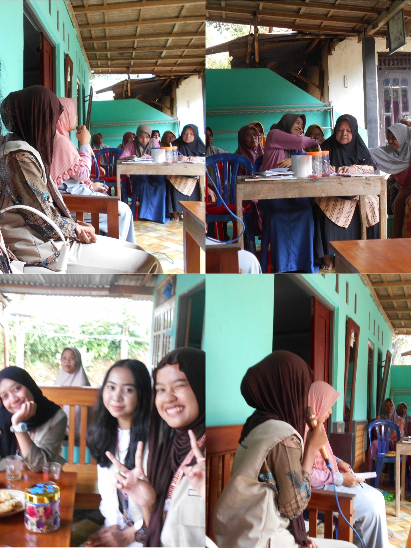 Hadir di acara arisan ibu-ibu PKK di RT 6/1