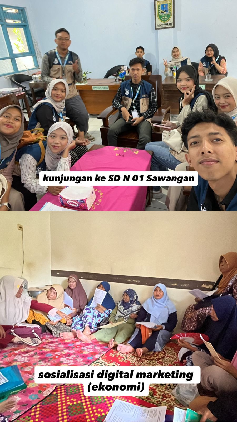 Kunjungan SD Sawangan dan Umkm