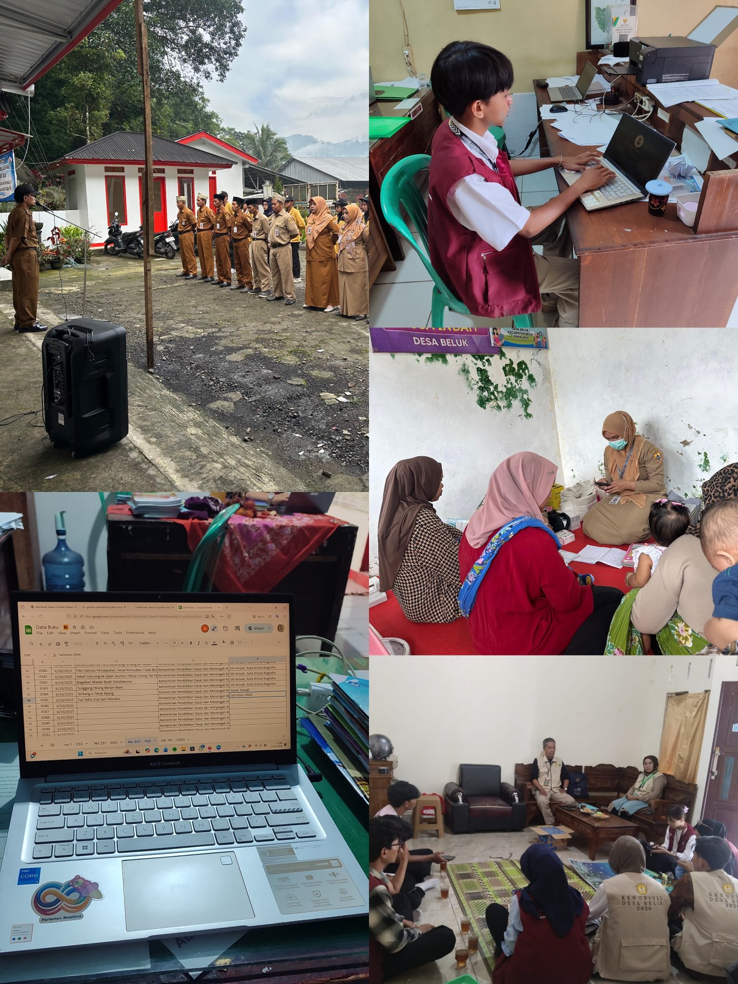 Kegiatan Hari ke-6 Kelompok KKN Desa Beluk