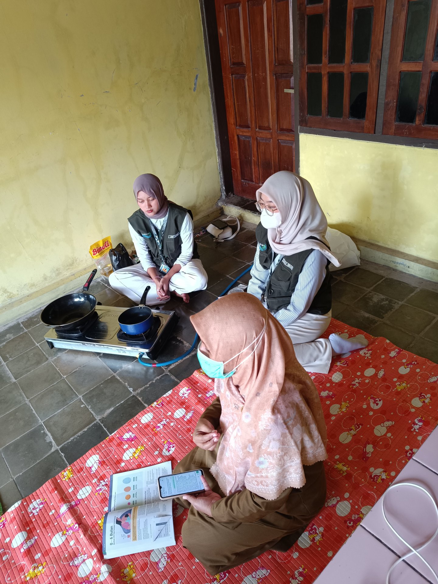 Sosialisasi anti stanting dan demontrasi masak