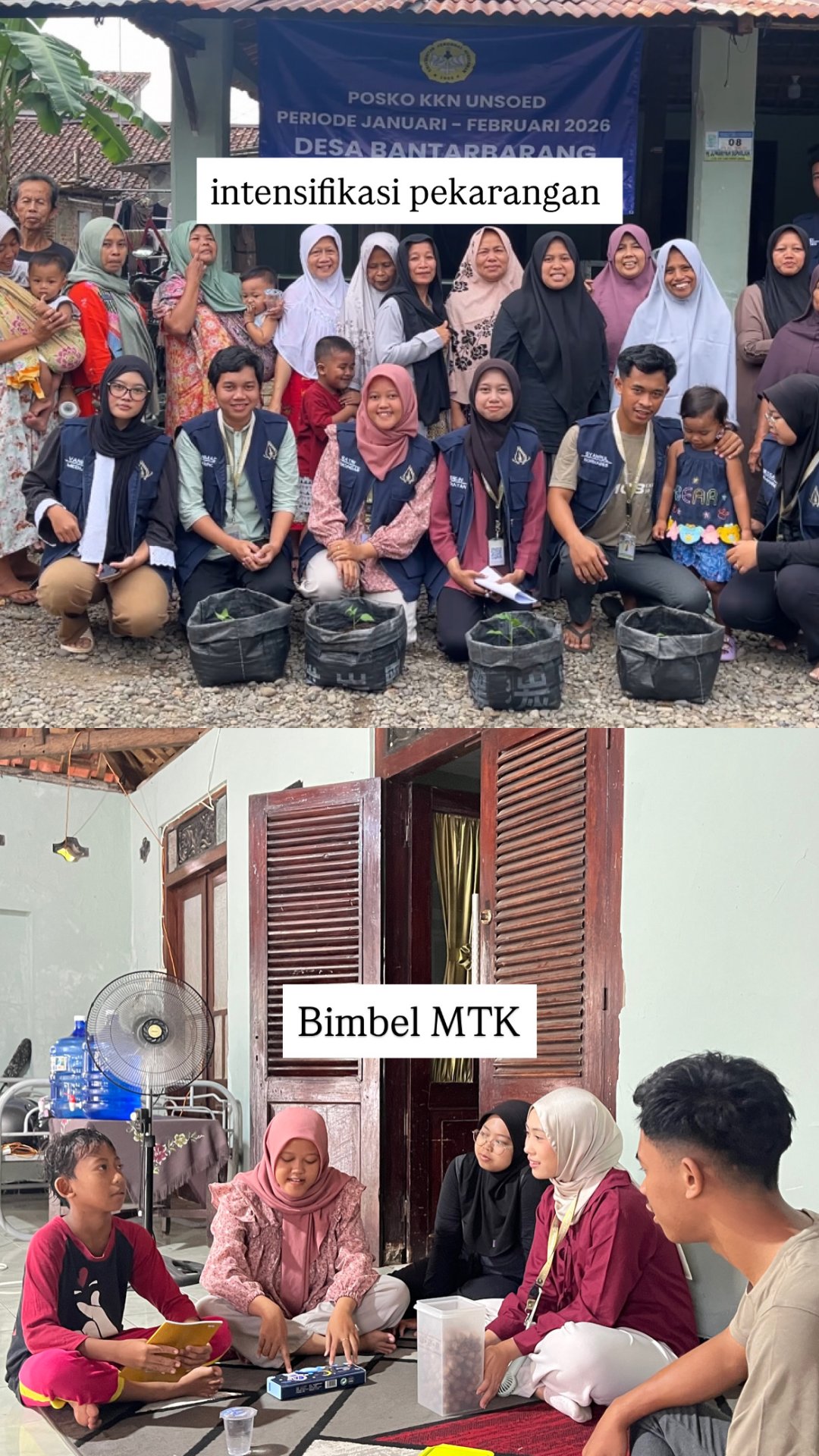 Intensifikasi Pekarangan & Bimbel MTK