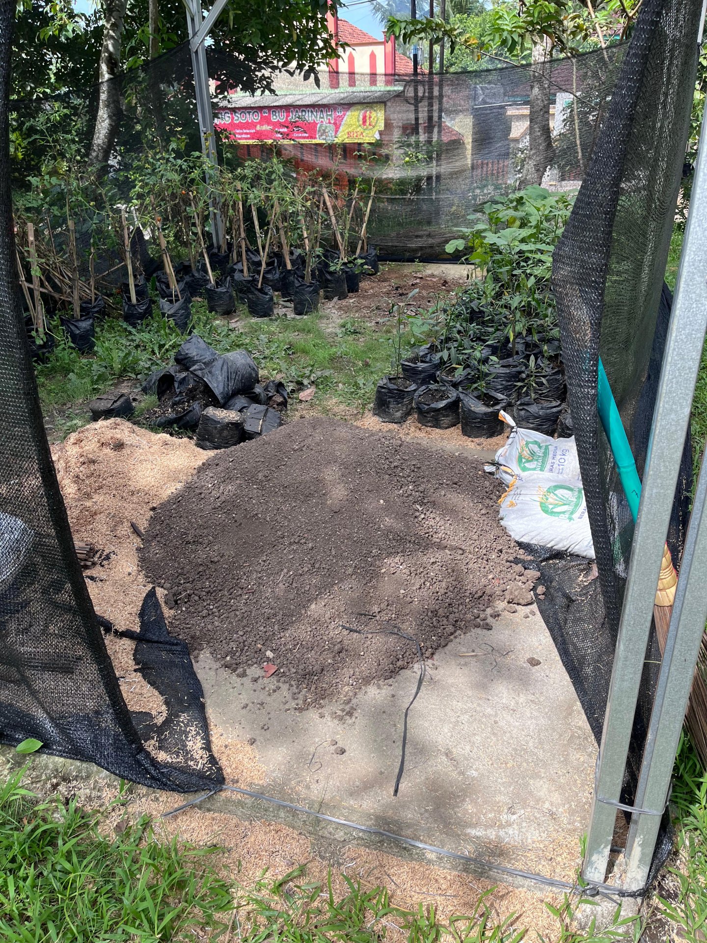 Penyiapan media tanam