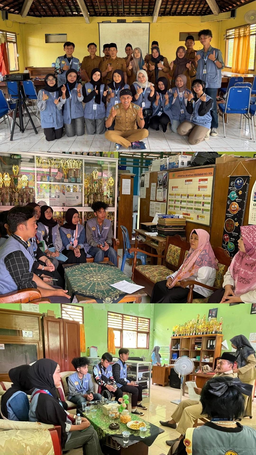 KKN UNSOED Desa Lancar Melakukan Kegiatan Pemaparan Proker dan Kunjungan Ke Sekolah di Daerah Desa Lancar