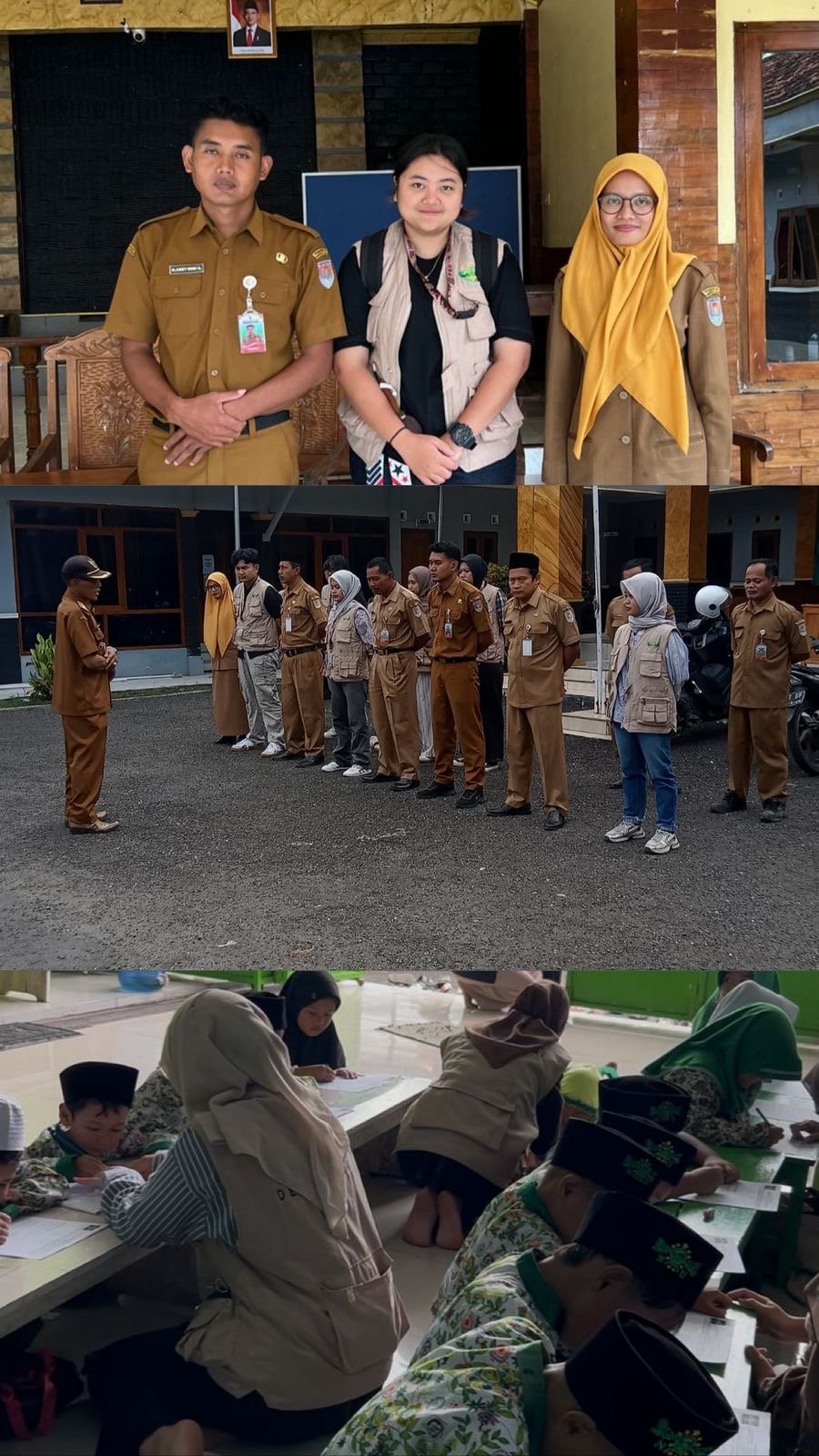 DAY 6 APEL PAGI DI BALAIDESA, PIKET HARIAN DI BALAIDESA, DAN PENDAMPINGAN TPQ BAITURROHMAN DUSUN KUBANGSARI DESA CIWUNI