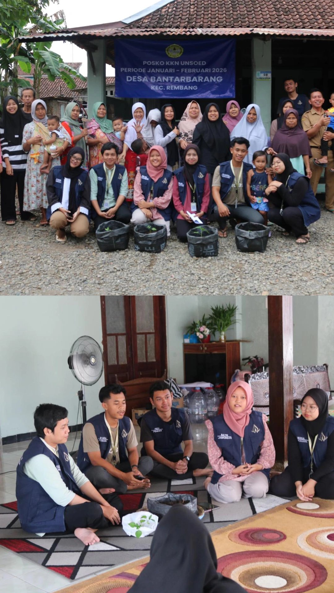 Pengambilan tanah untuk intensifikasi pekarangan, mengadukan tanah untuk proker identifikasi pekarangan, dan melakukan sosialisasi dengan warga