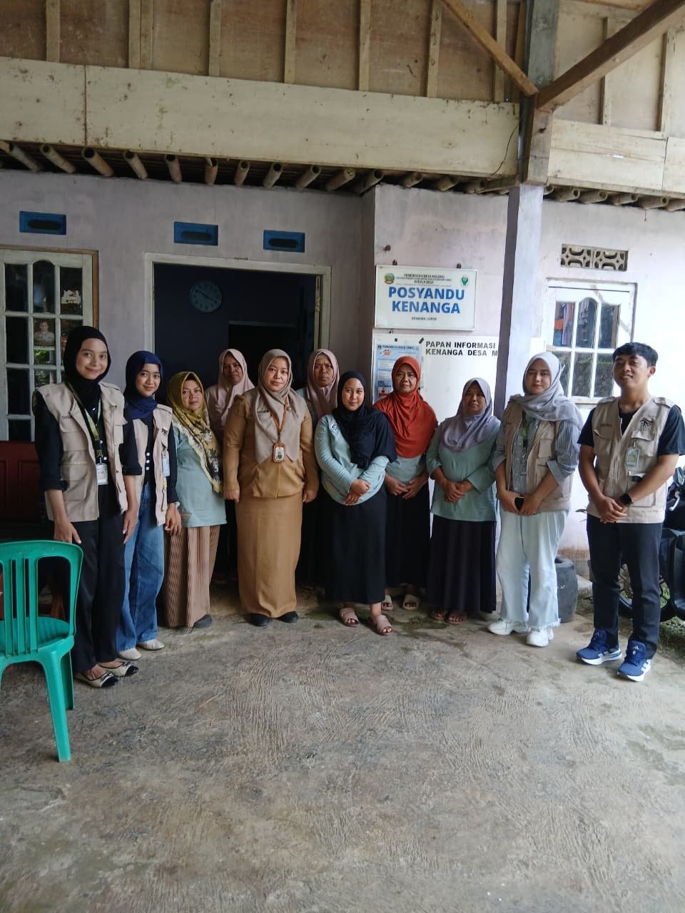 Posyandu Kenang di desa melung