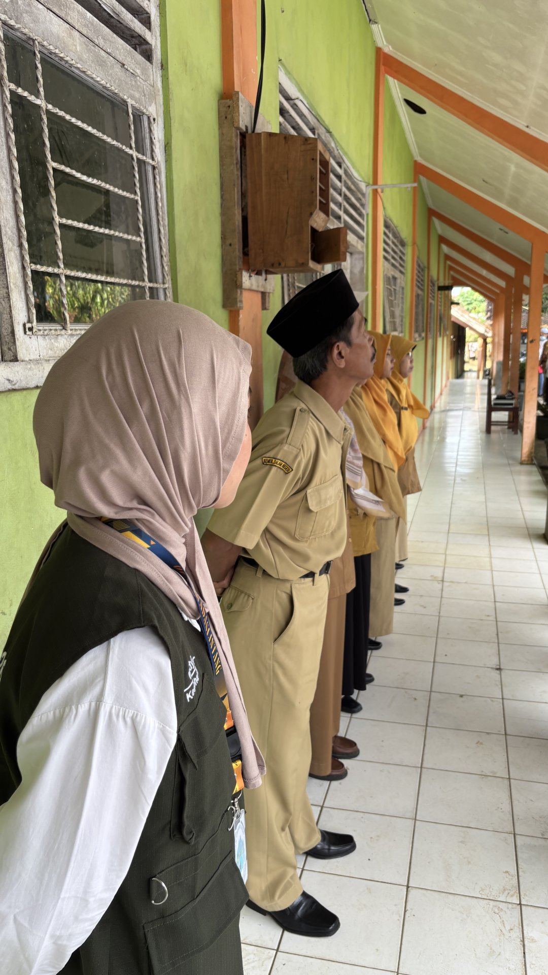 Upacara safari sekolah ramah anak