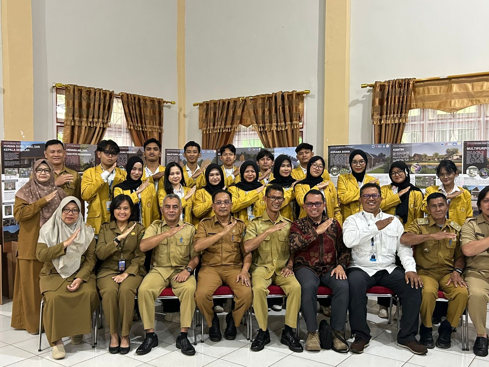 Pelepasan KKN NUDA PERSADA UNSOED oleh Bupati Belitung Timur