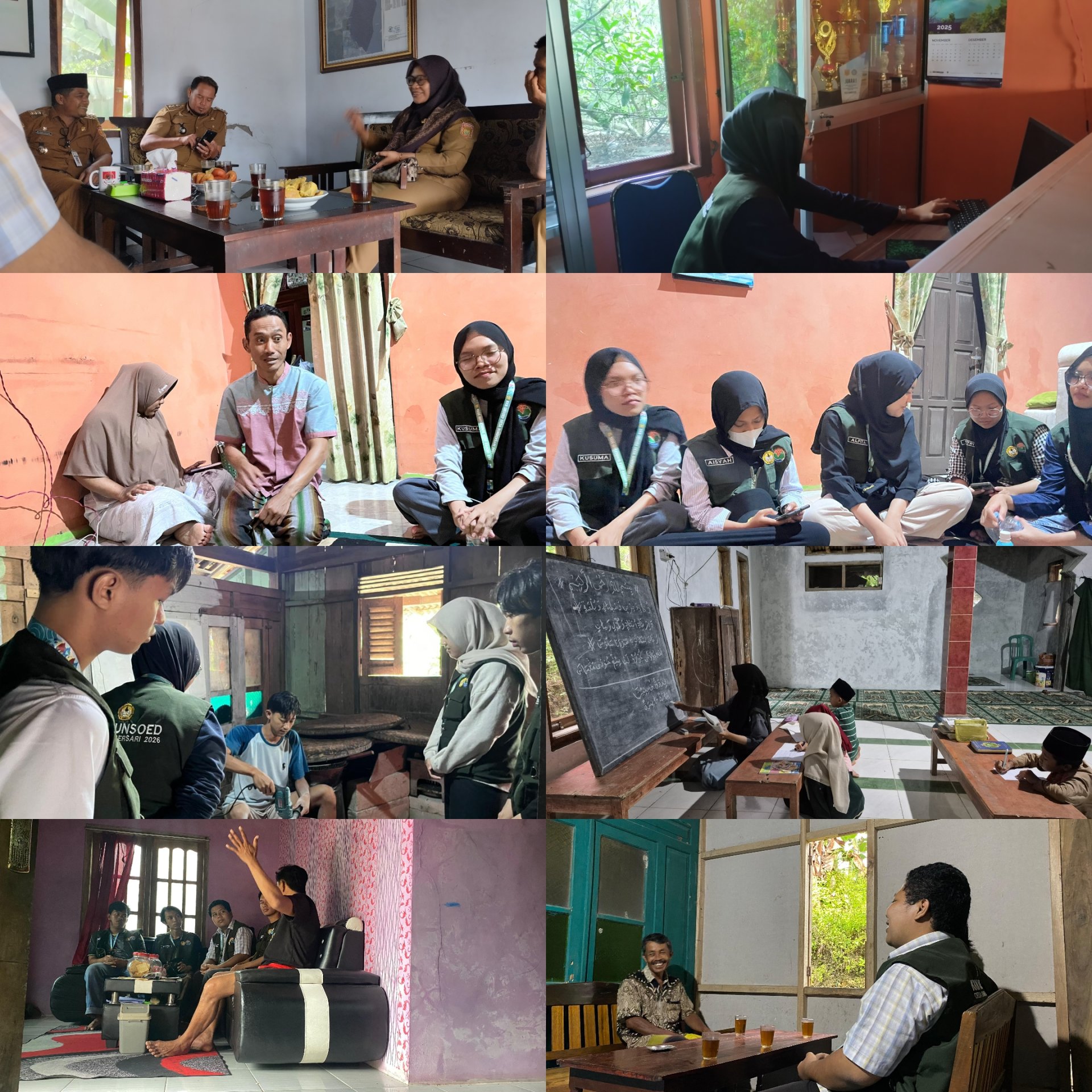 (12/01/2026) kegiatan KKN Hari ke-6 Tim KKN Unsoed Desa Sumbersari, Kec. Wadaslintang, Kab. Wonosobo