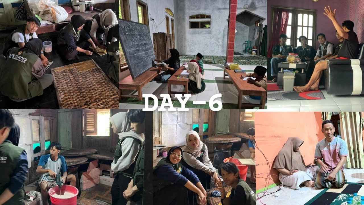 DAY 6 KKN DESA SUMBERSARI KECAMATAN WADASLINTANG KABUPATEN WONOSOBO - 12 JANUARI 2026