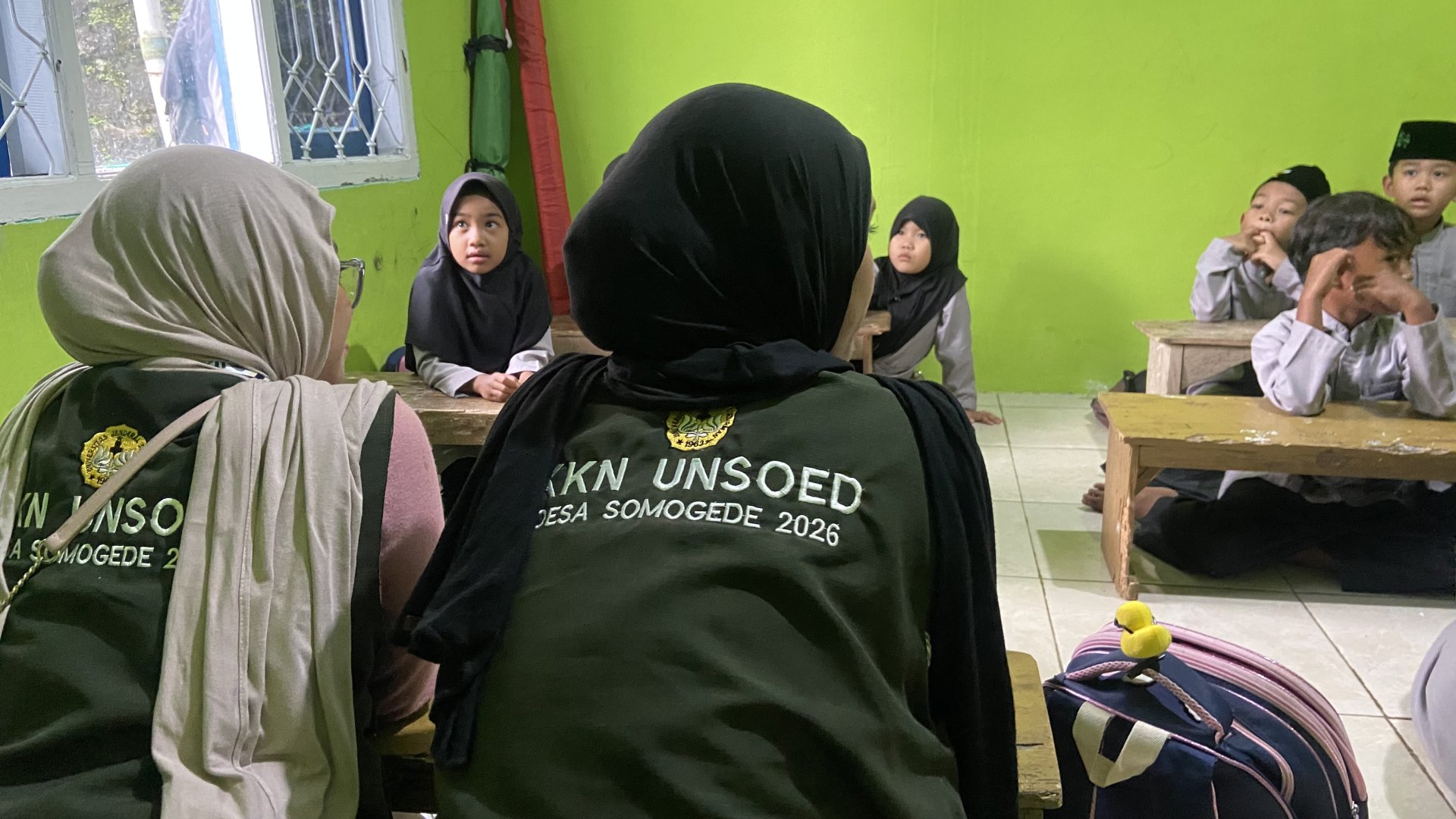 KKN Desa Somogede, Wadaslintang Kab.Wonosobo Koordinasi Program Kerja Bidang Ekonomi, Pemerintahan Desa, dan Pendidikan serta Pelaksanaan Bimbingan Belajar