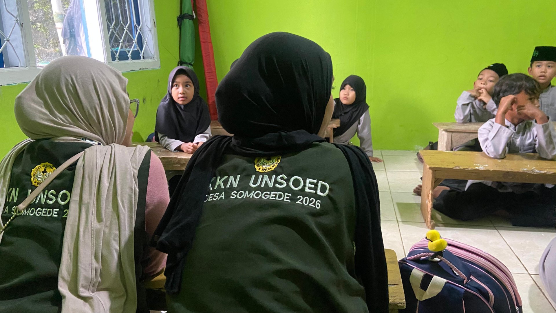 Koordinasi Program Kerja Bidang Ekonomi, Pemerintahan Desa, dan Pendidikan serta Pelaksanaan Bimbingan Belajar