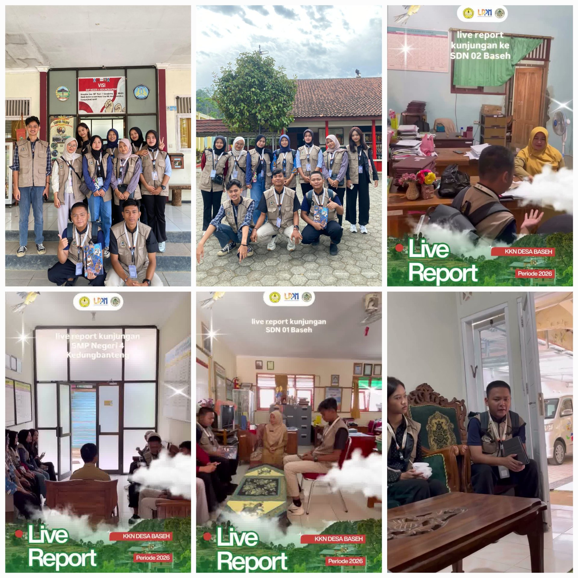 D-6 Safari Perizinan Sekolah, Finalisasi Administrasi Desa, Pendampingan UMKM, dan Briefing Teknis FGD