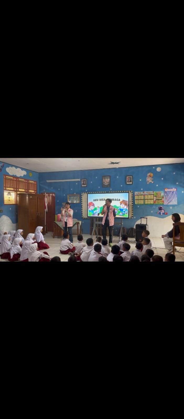 Sebagai Pengisi Materi Litrerasi di SD Kuripan 01