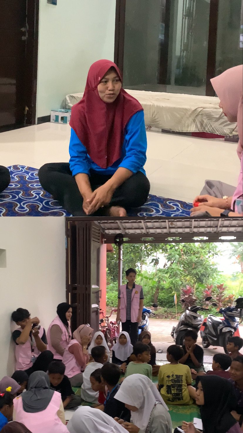 Melaksnakan proker bimbel pertama dan silahturahmi ke ketua fatayat