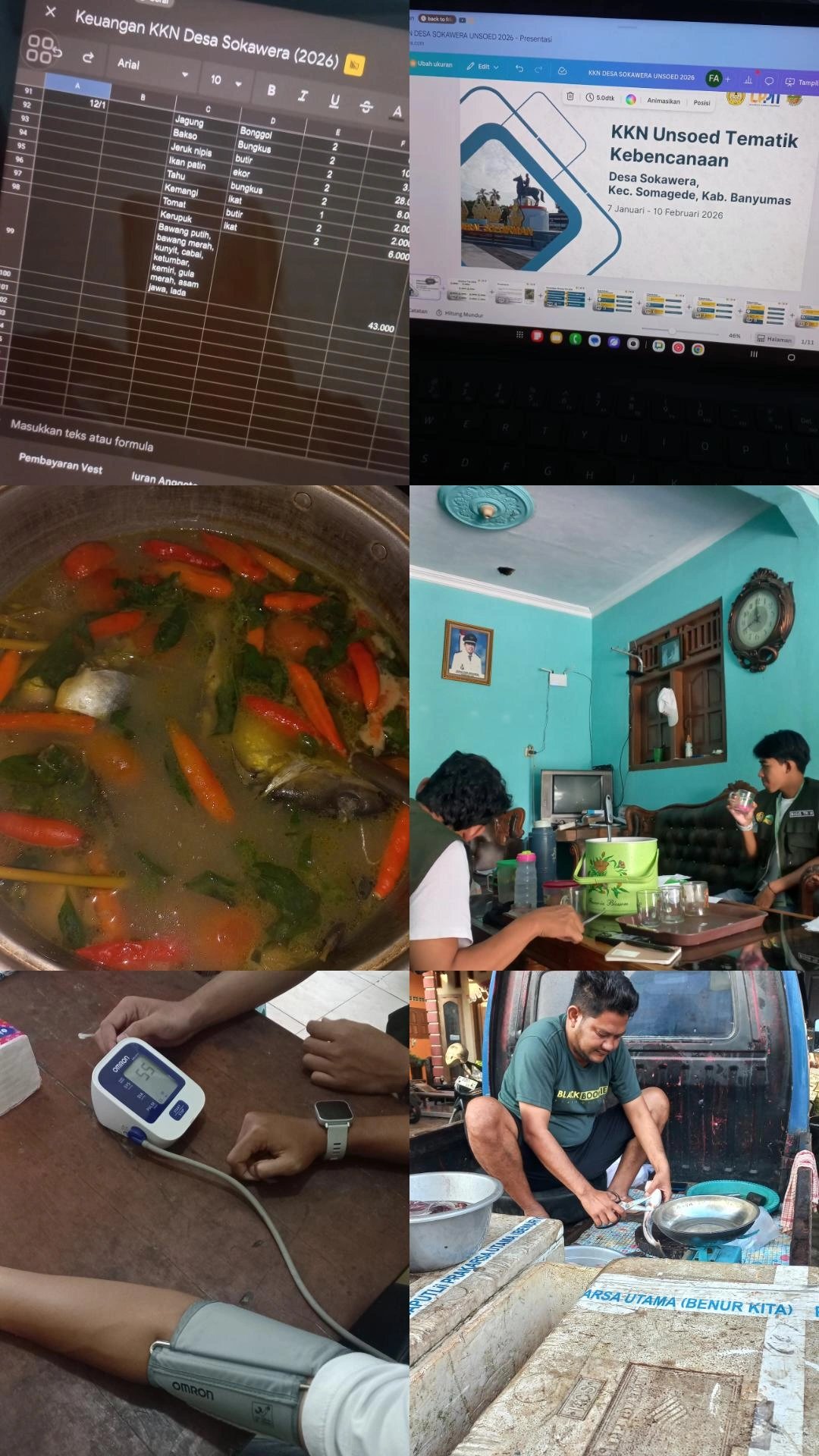 Kegiatan KKN Desa Sokawera 2026 hari ke-6