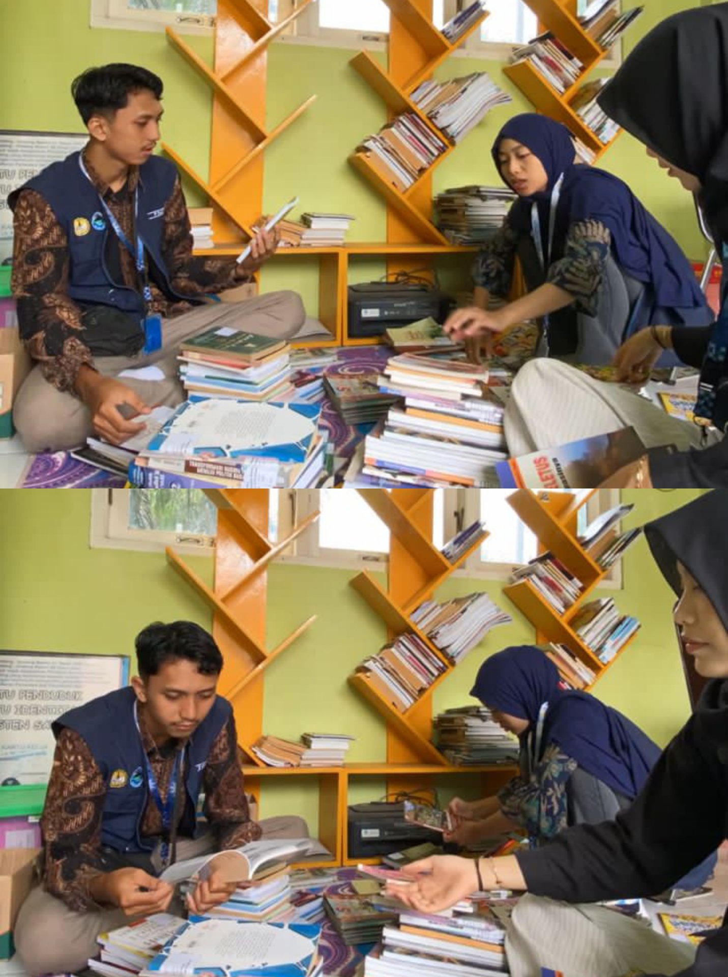 PIKET DI BALAI DESA DERMASARI