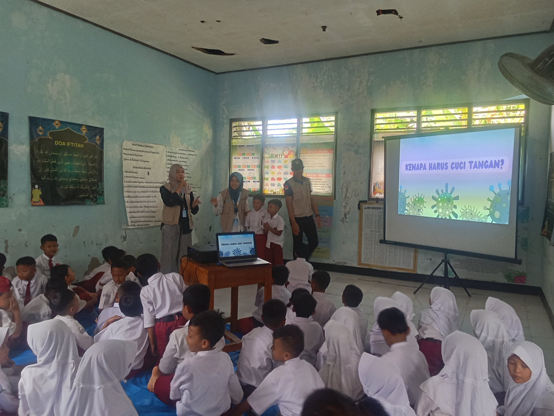 Kegiatan Sosialisasi PHBS di Sekolah Dasar Negeri 1 wanogara kulon