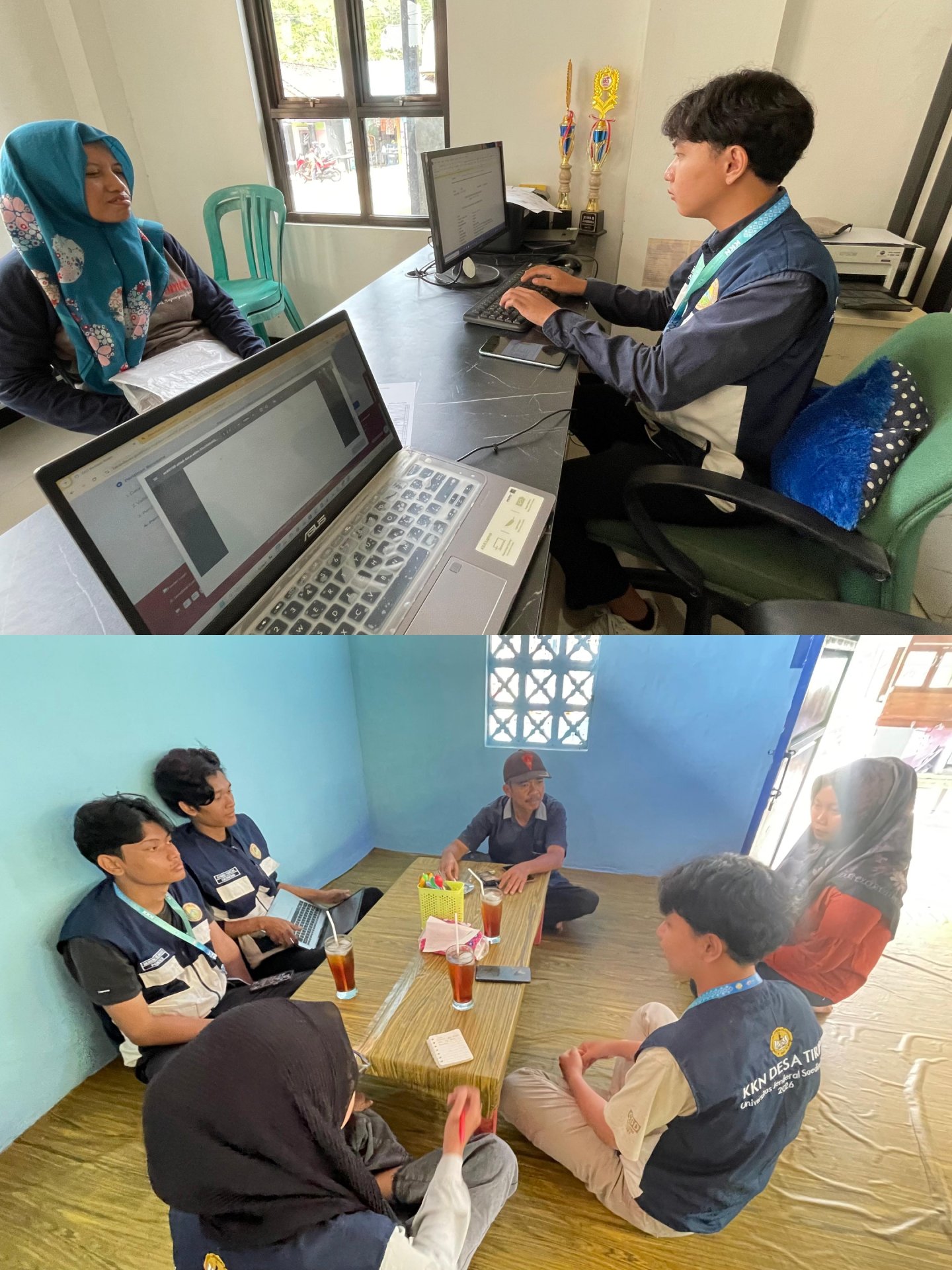 Piket Layanan Desa dan Pendampingan UMKM Perintis Makmur