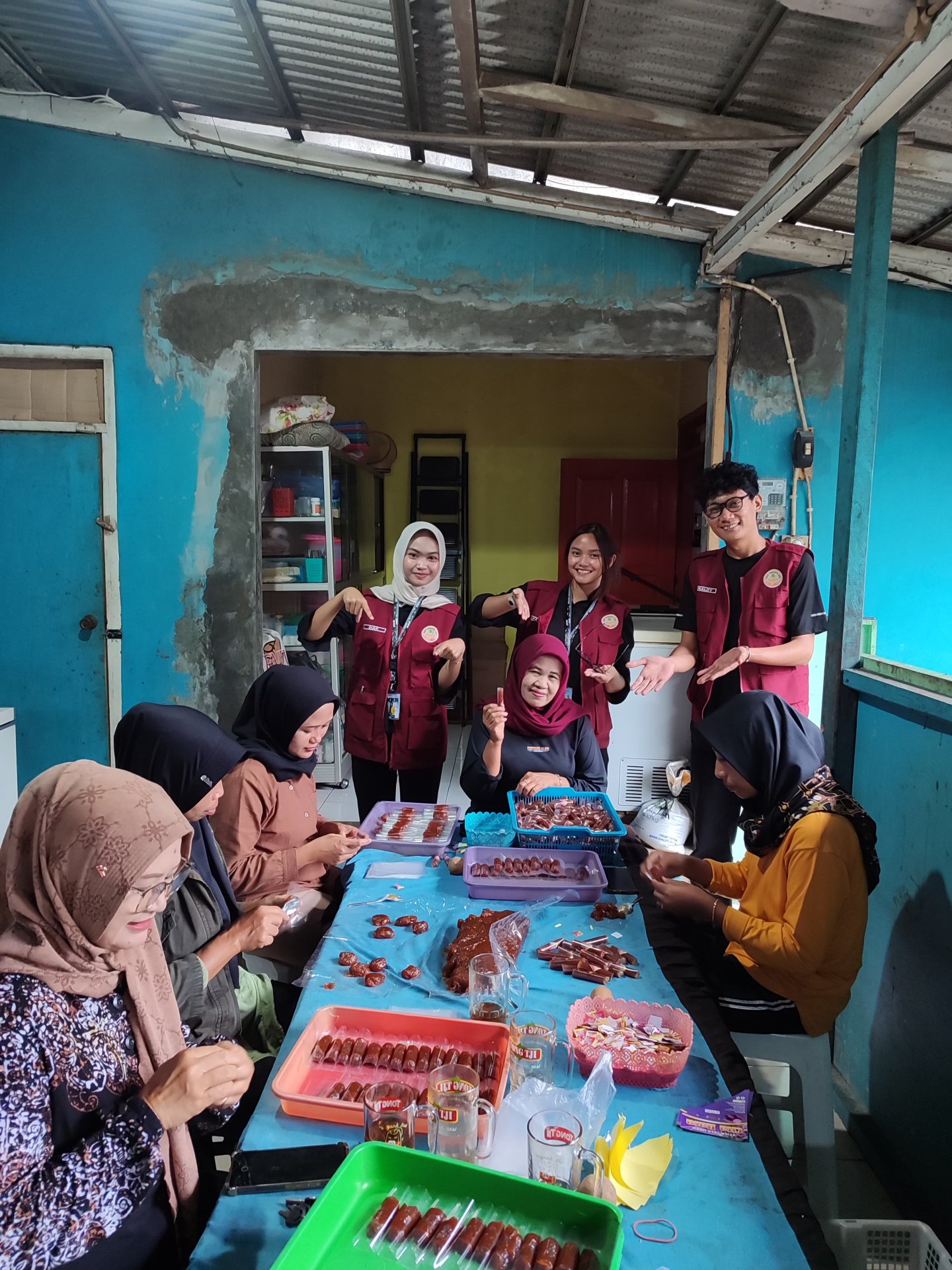 Kunjungan UMKM Olahan Nanas di Desa Beluk