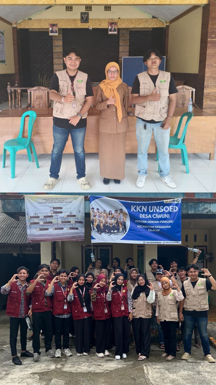 Day 7 Kegiatan pendampingan posyandu  didusun Sokarame Desa Ciwuni serta kunjungan dari Teman teman Kelompok Desa Planjan lalu Piket Bersama Pemerintah Desa