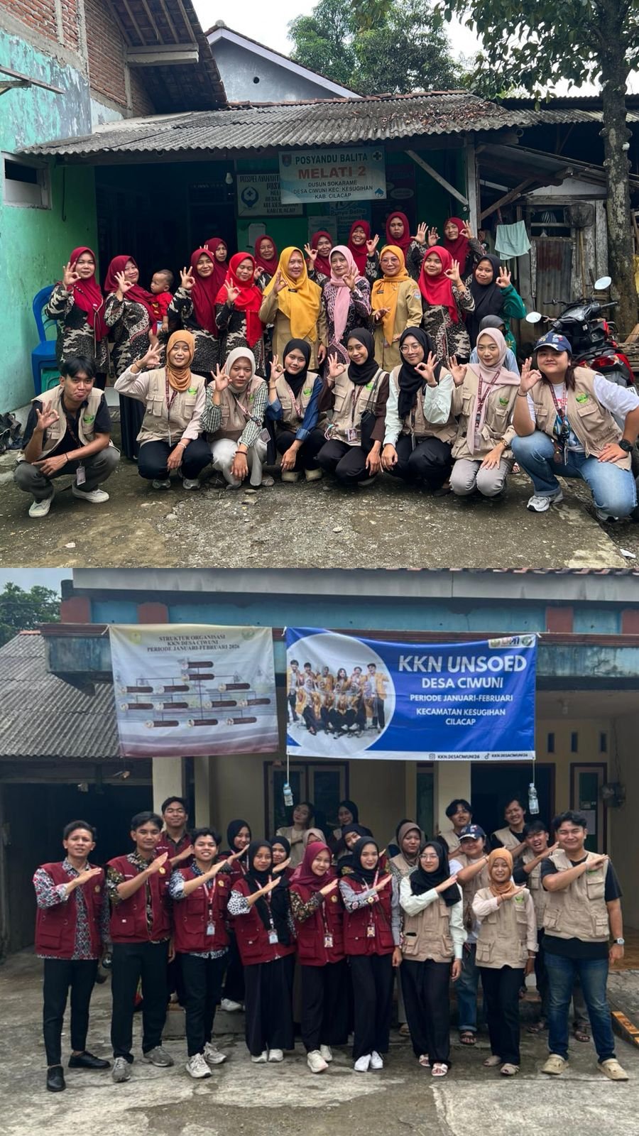 Day 7 Kegiatan pendampingan posyandu  didusun Sokarame Desa Ciwuni serta kunjungan dari Teman teman Kelompok Desa Planjan