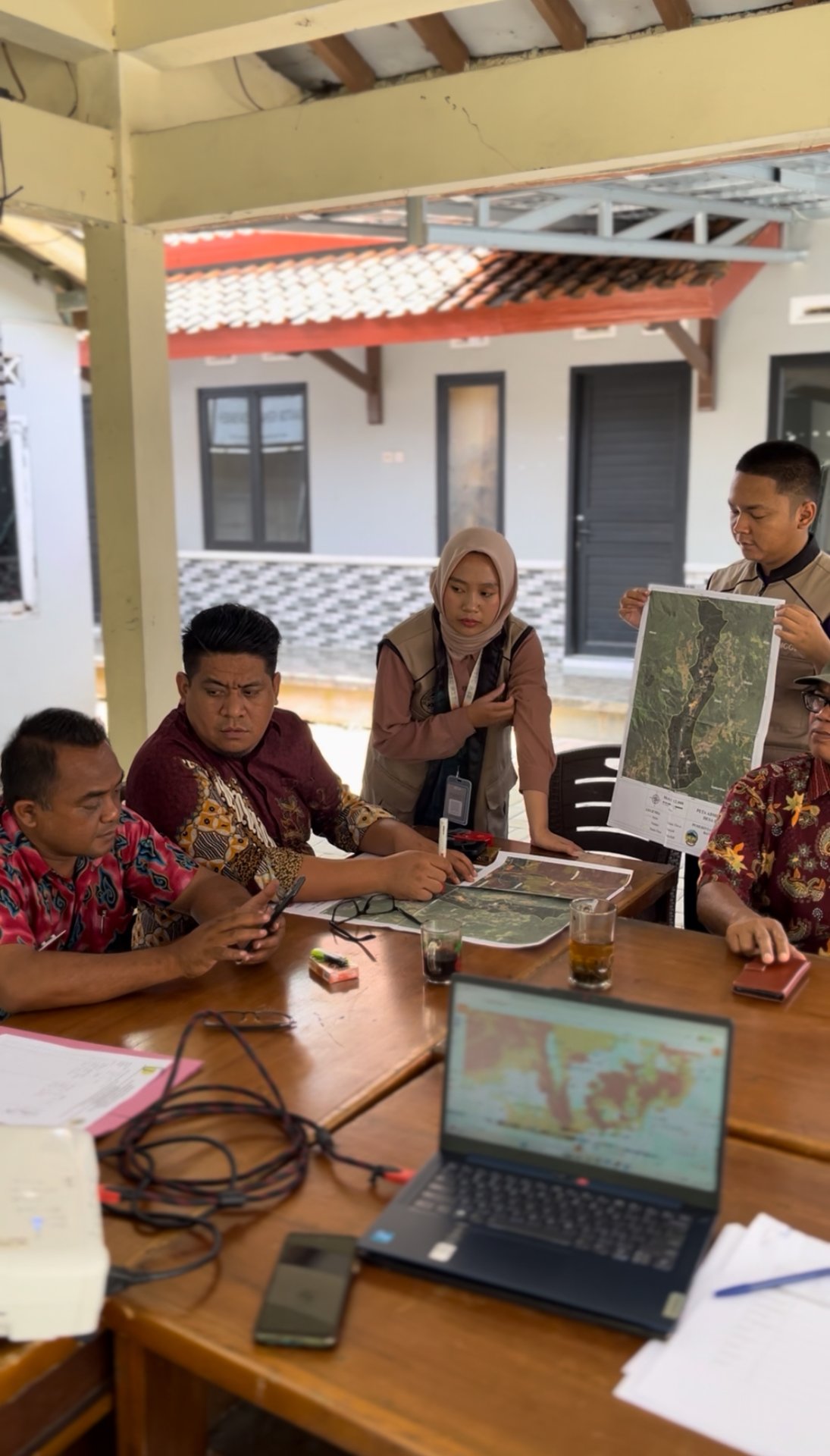FGD 1 Kebencanaan, Kunjungan Posyandu, Mencari Daun Eco Print