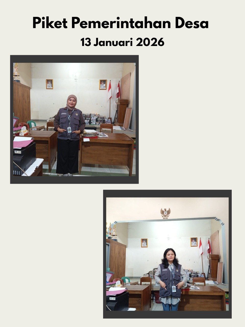 Piket Pelayanan di Balai Desa