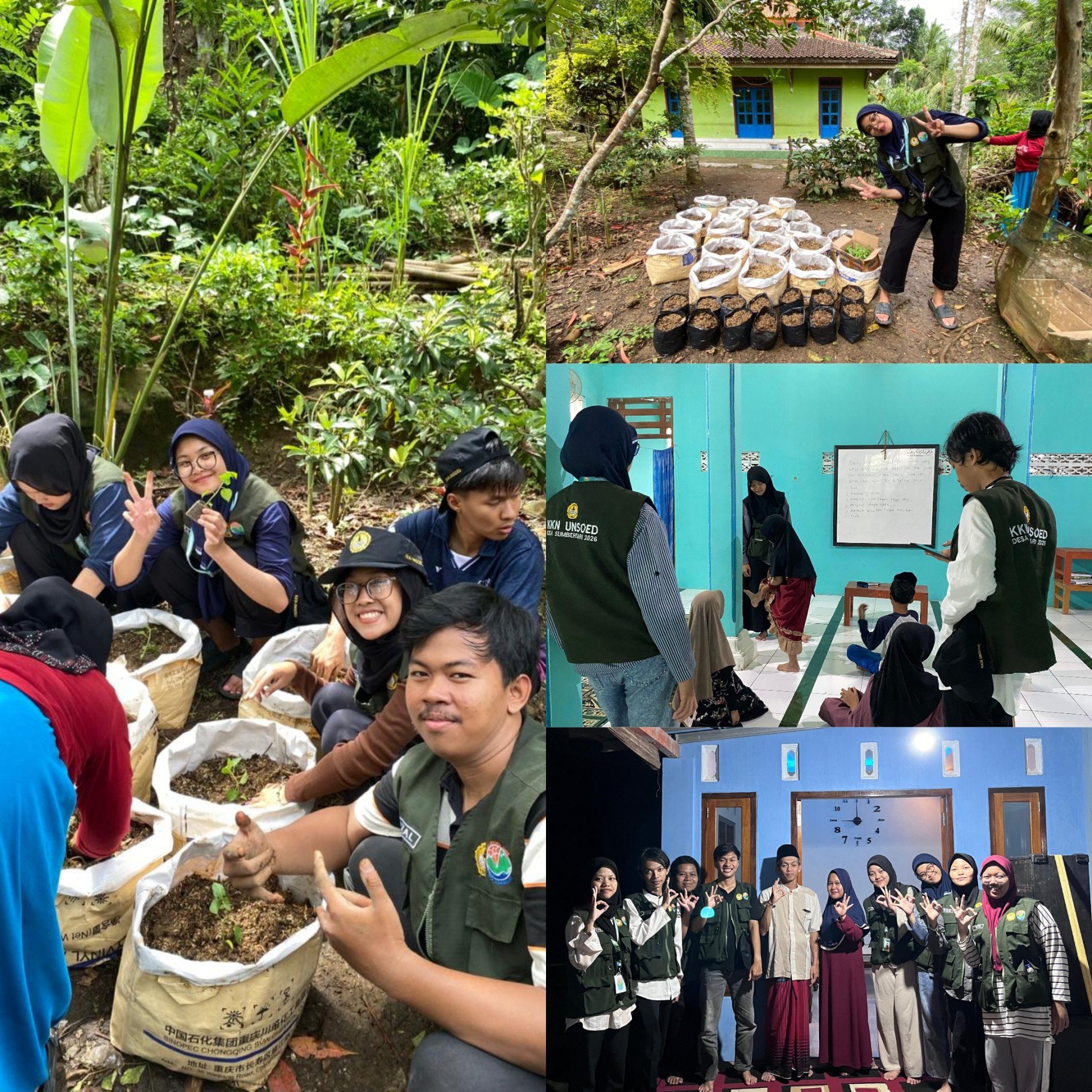 (13/01/2026) kegiatan KKN Hari ke-7 Tim KKN Unsoed Desa Sumbersari, Kec. Wadaslintang, Kab. Wonosobo