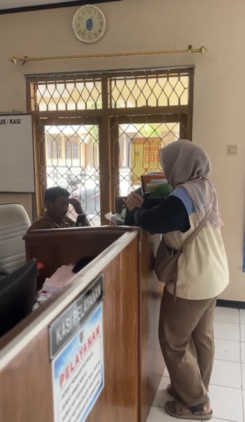 Koordinasi bersama Kasi Pelayanan