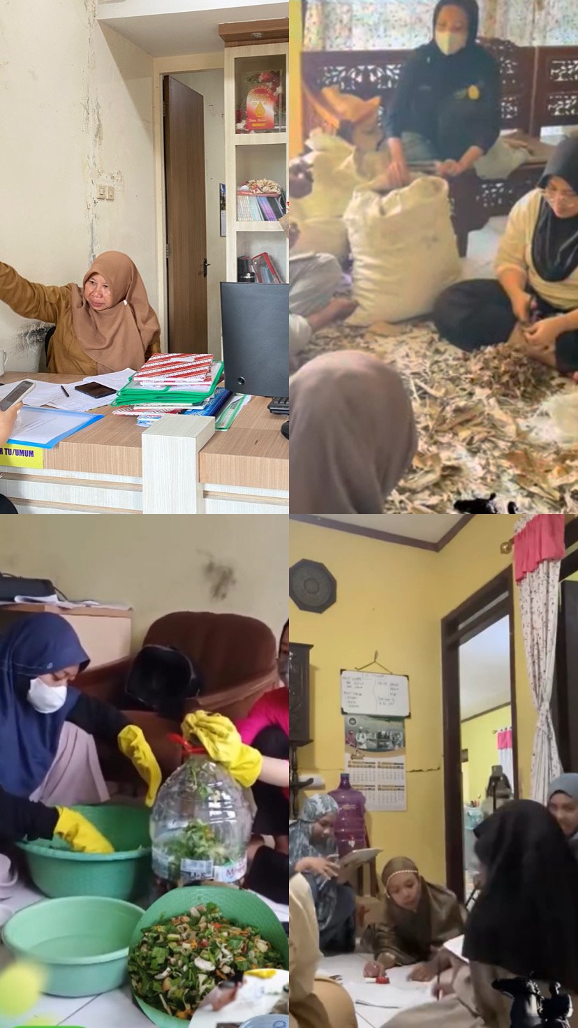 Pendataan UMKM, Pembuatan POC, dan Kegiatan Belajar di Posko