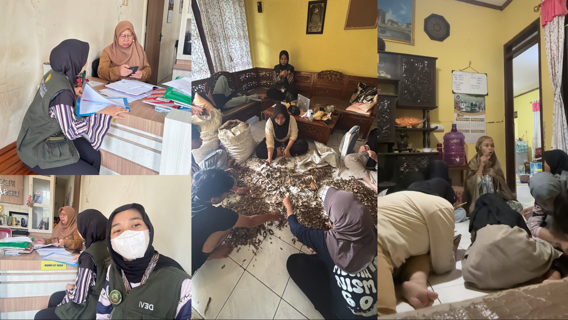 Pendataan UMKM dan Pembuatan bahan Pupuk