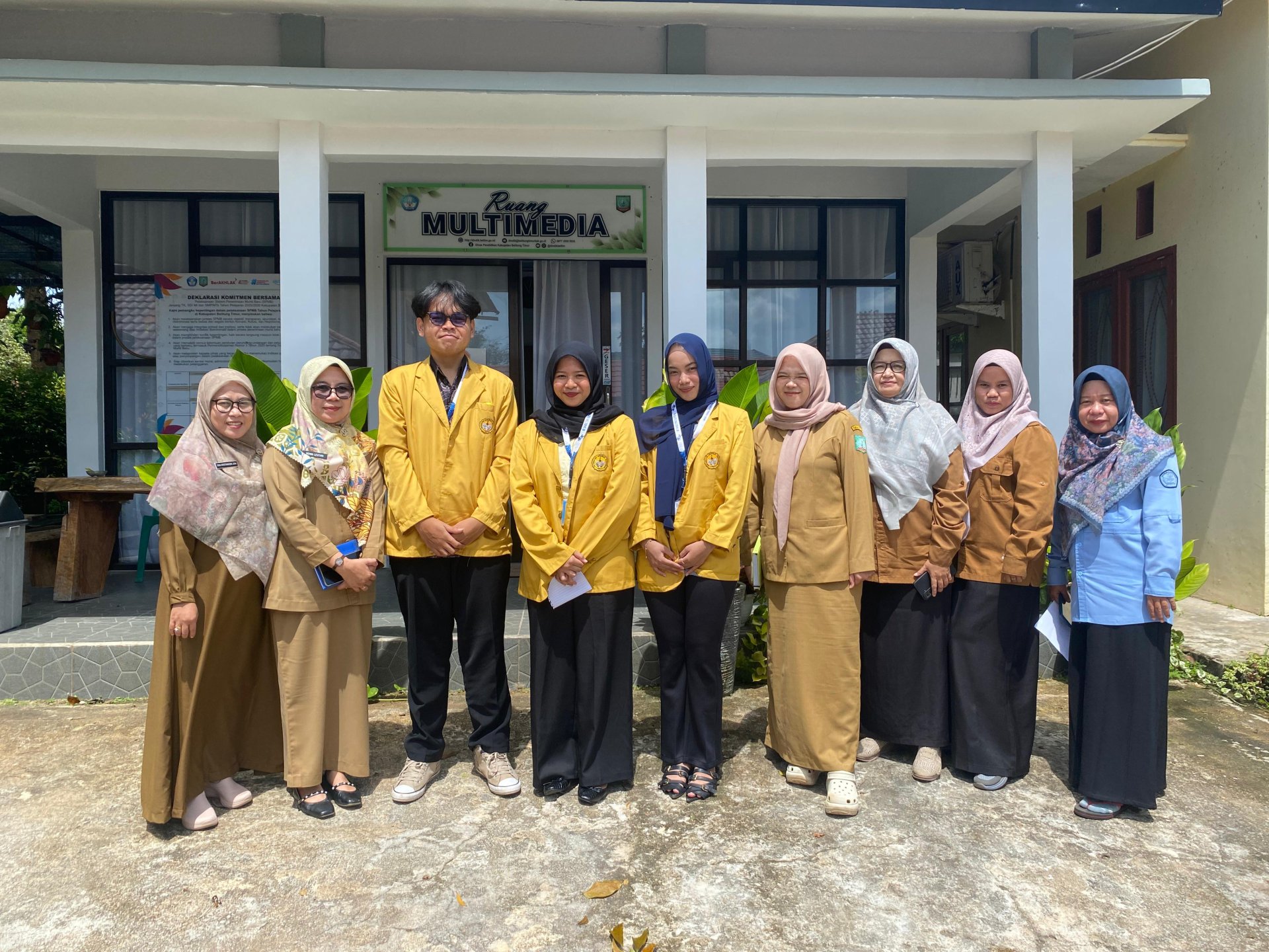 Pengenalan Dan pemaparan proker Pendidikan bersama dinas pendidikan Belitung timur