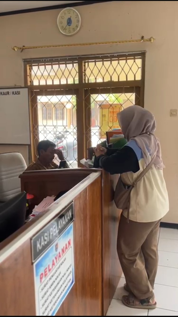 Koordinasi bersama Kasi Pelayanan