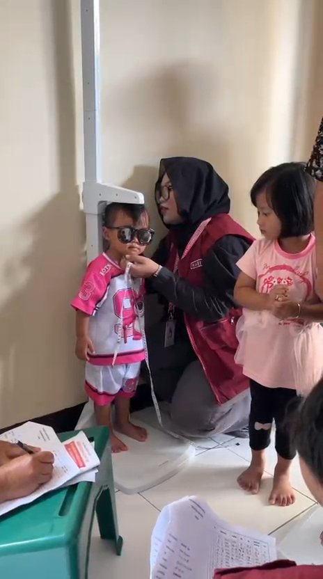 Pendampingan di Posyandu Mawar 3A