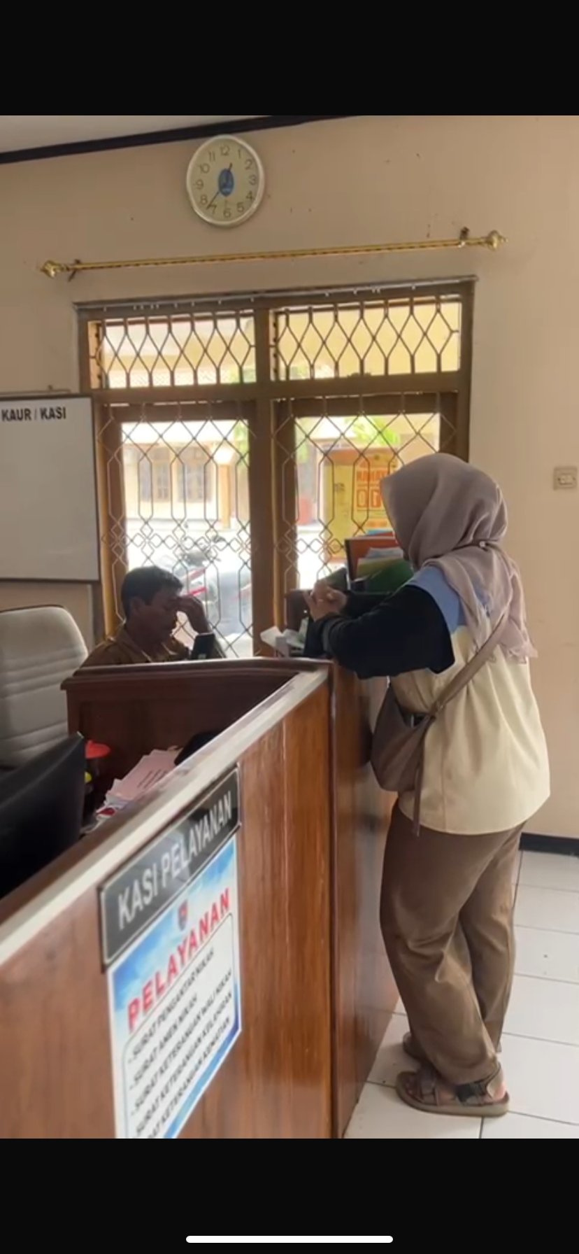 Koordinasi Bersama Kasi Pelayanan