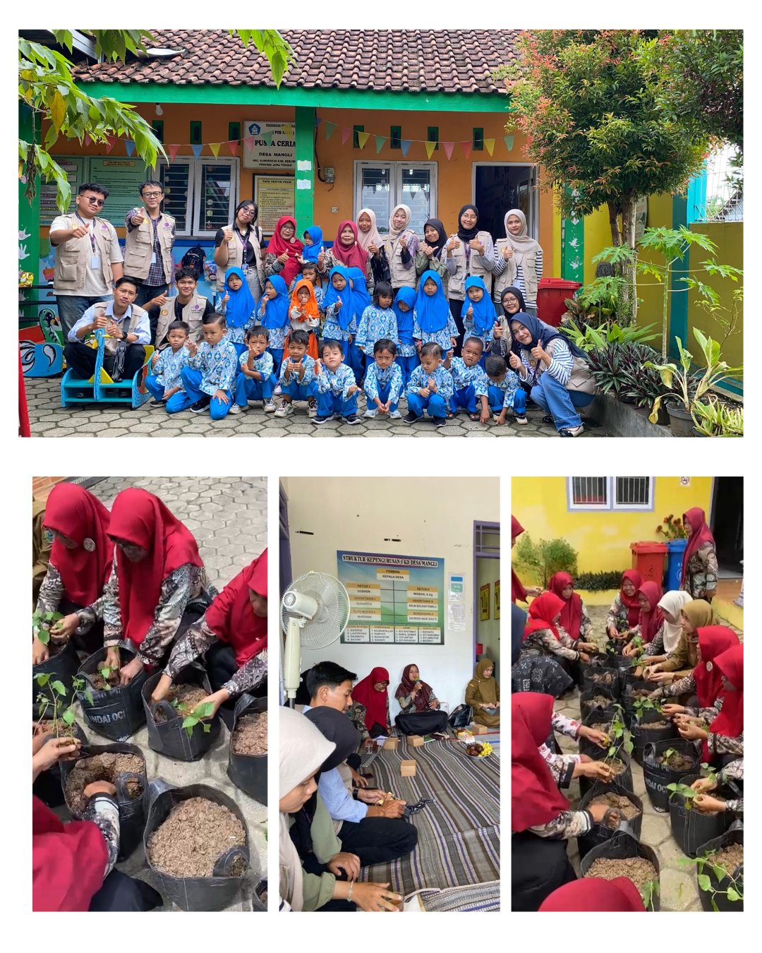 Kegiatan Hari-7 KKN Desa Mangli