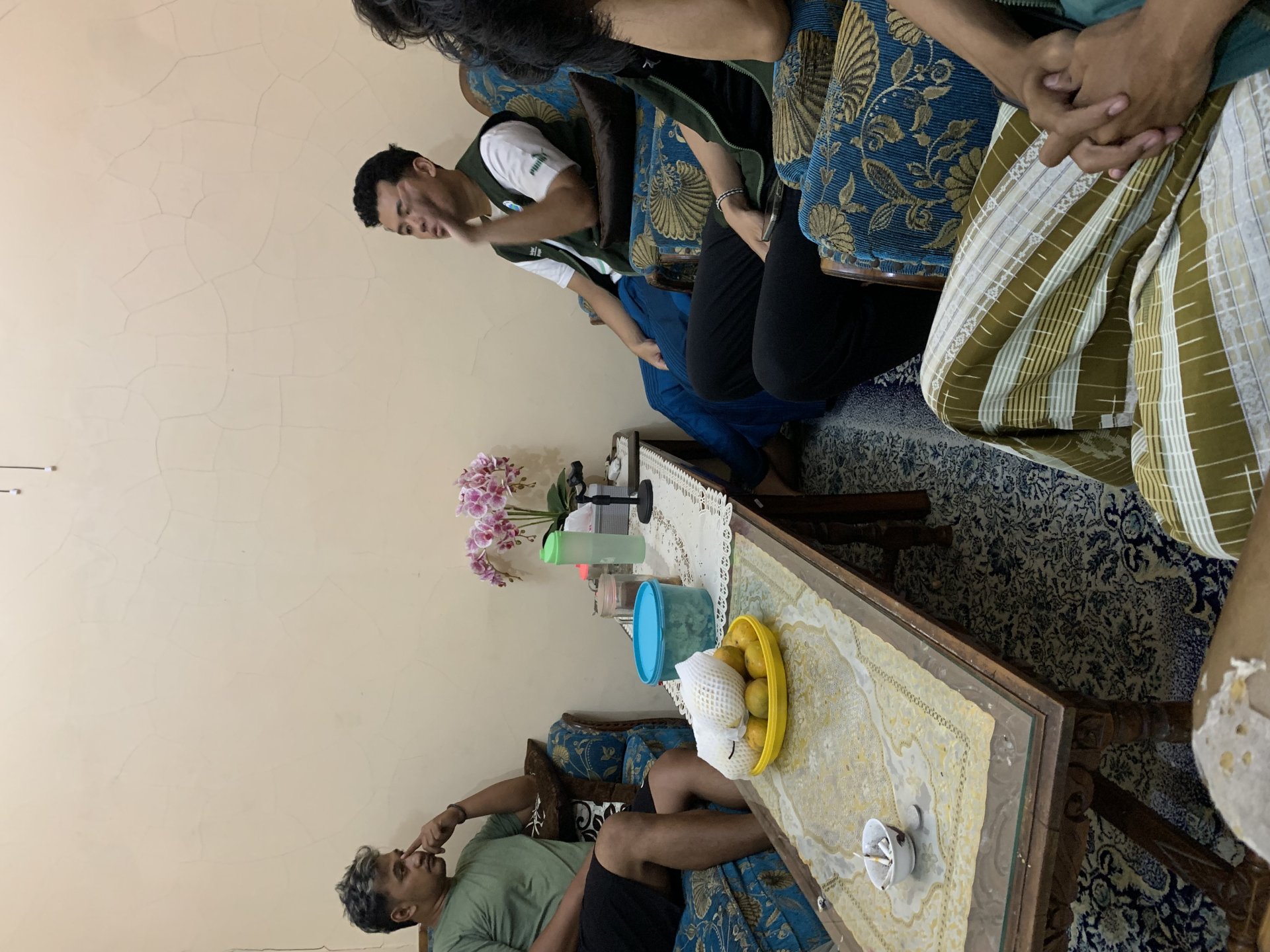 Sowan kerumah Ketua bank sampah Rt02/03