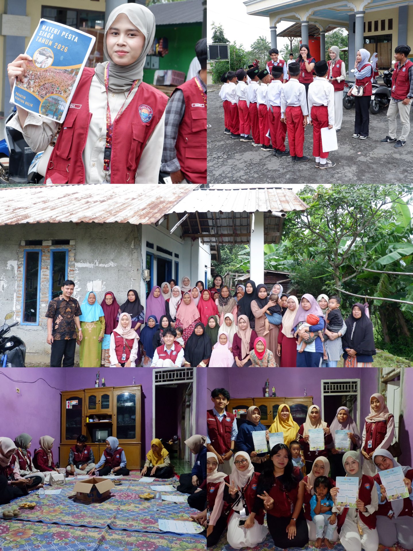 Pelatihan Lomba Siaga, Sosialisasi PKH, dan Edukasi Pengelolaan Sampah