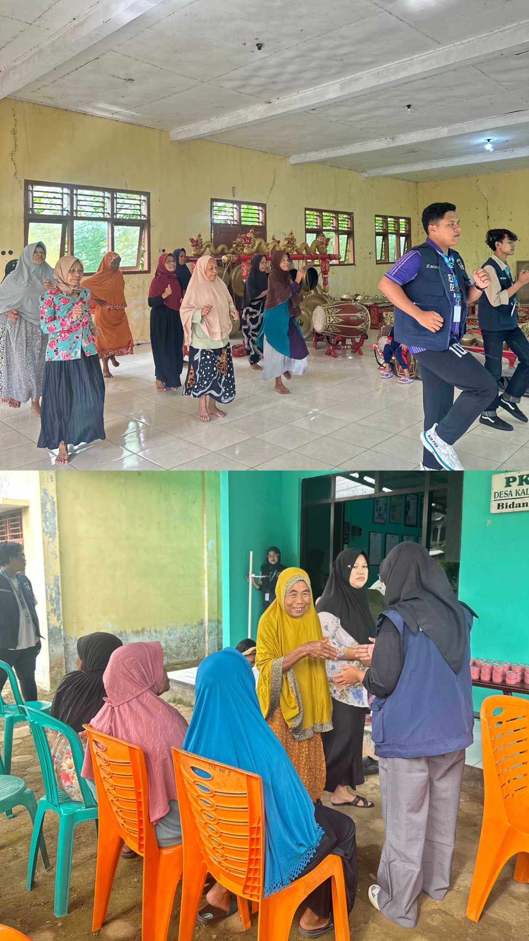 Pendampingan Posyandu dan Pelaksanaan Senam Lansia