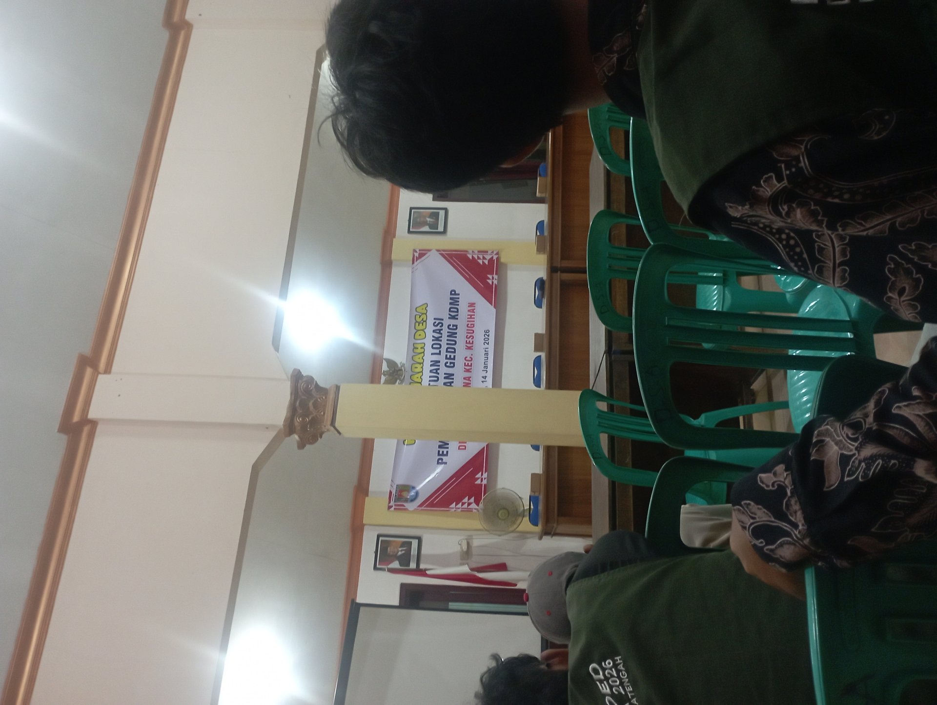 Menghadiri Musdes Desa Jangrana