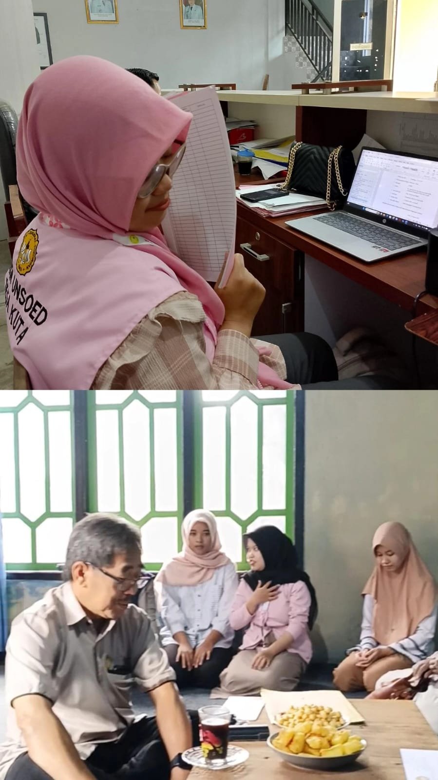 KKN DAY8-Piket desa dan kunjungan DPL