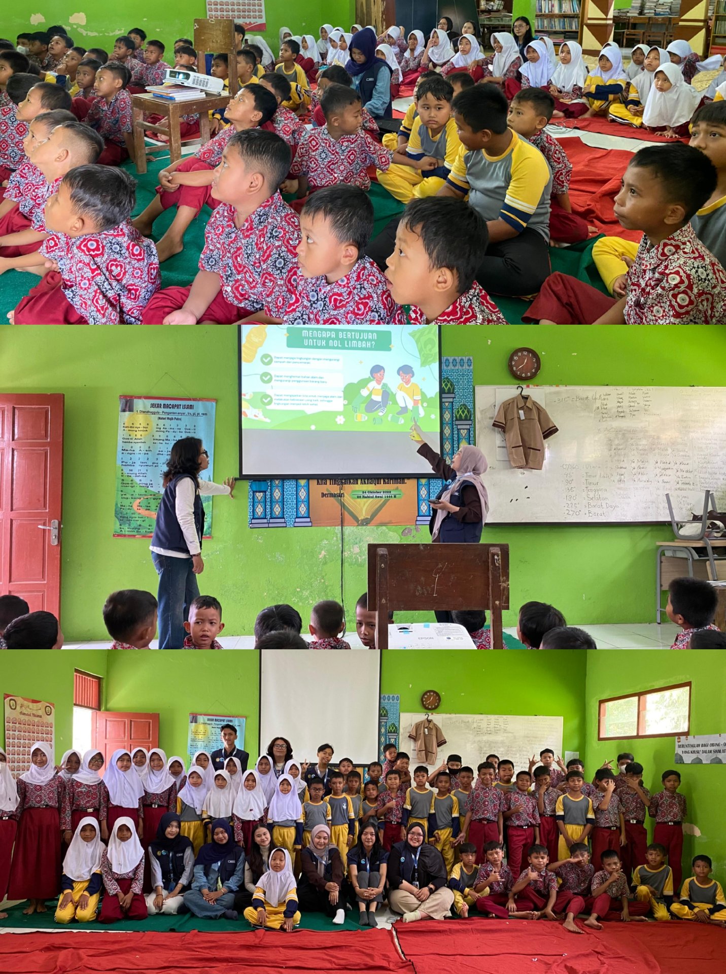 SOSIALISASI PEMILAHAN SAMPAH DAN ZERO WASTE DI SDN 1 DERMASARI