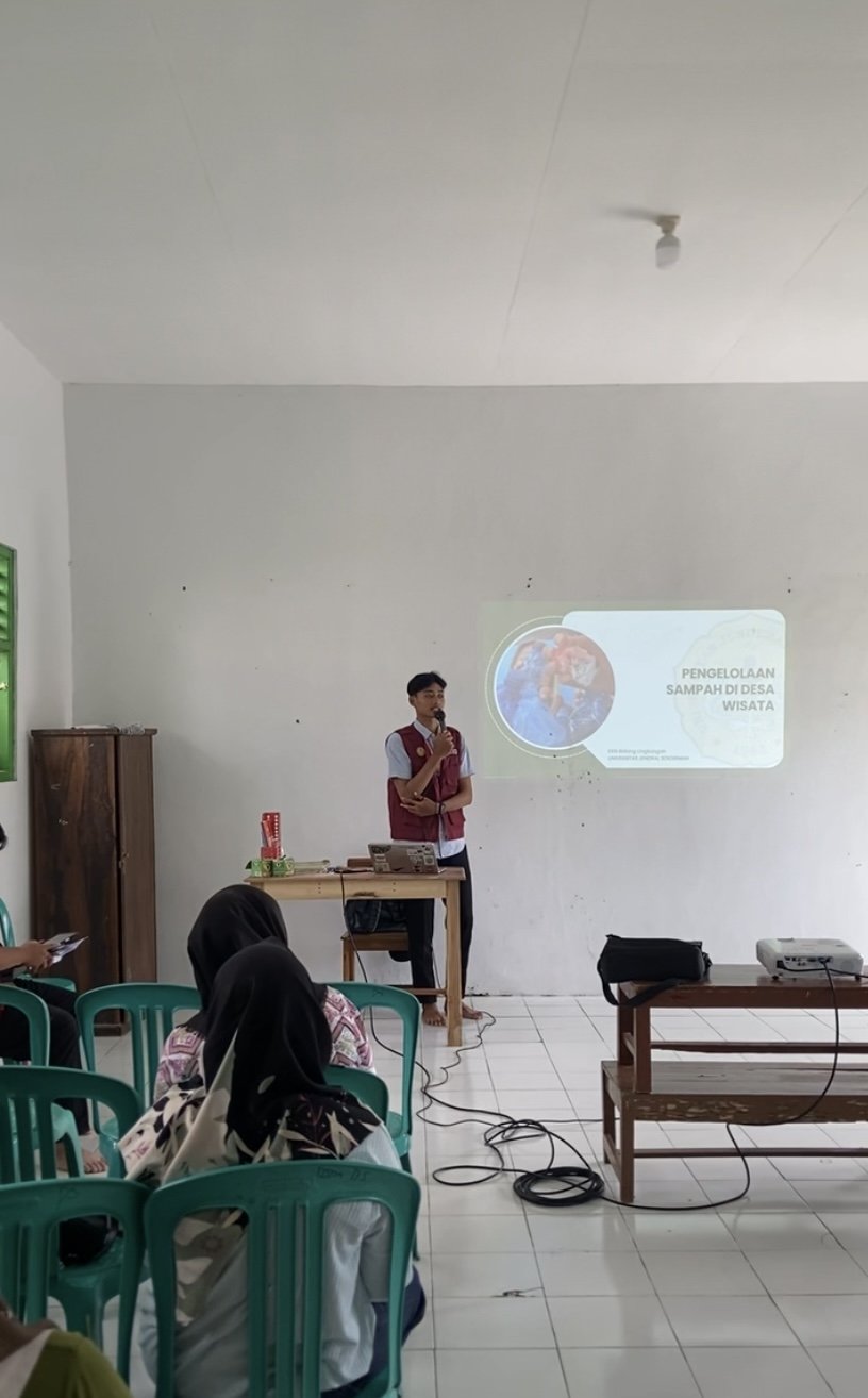 Sosialisasi Pengelolaan Sampah di Desa Wisata