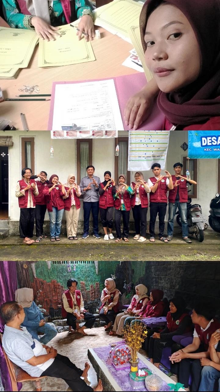 Day 8. Piket balai desa, kunjungan ke rumah KWT dusun Kalibening, dan DPL mengunjungi posko