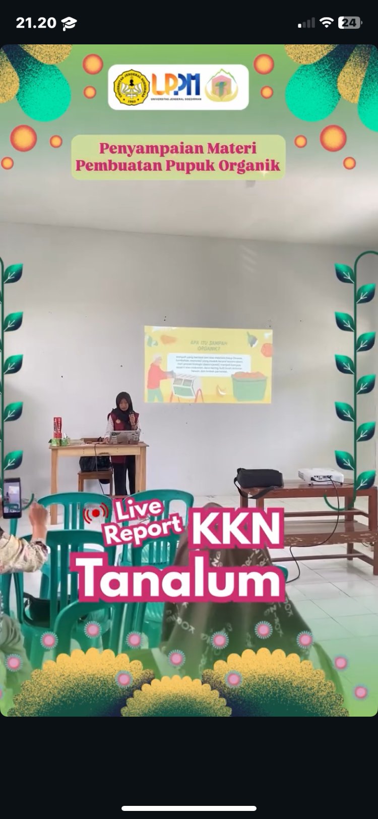 Sosialisasi pembuatan pupuk organik cair