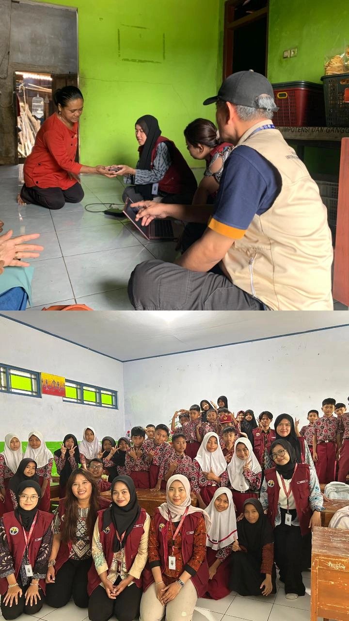 kegiatan kkn: sosialisasi sekolah dan pendataan serta pembuatan sertifikat halal