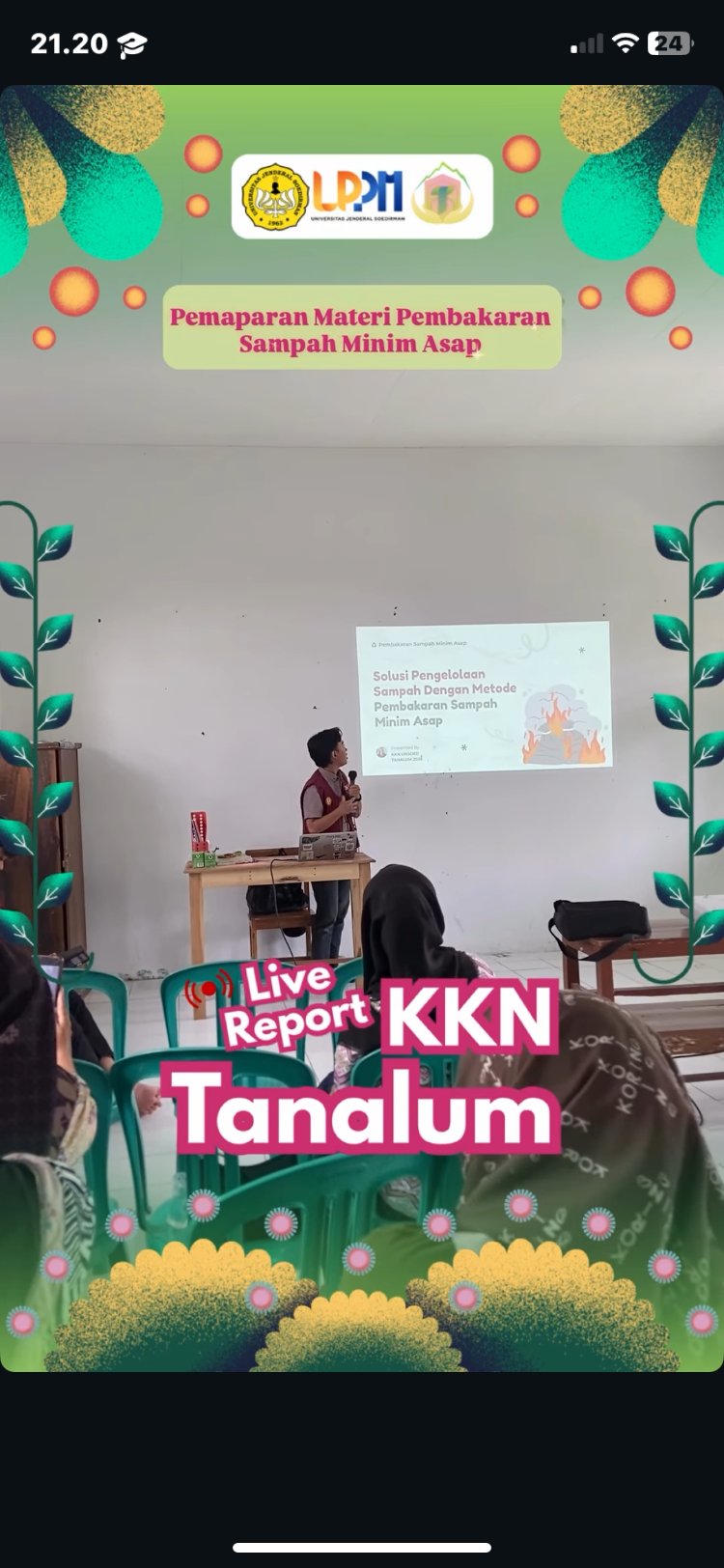 Sosialisasi solusi pengelolaan sampah dengan metode pembakaran minim asap