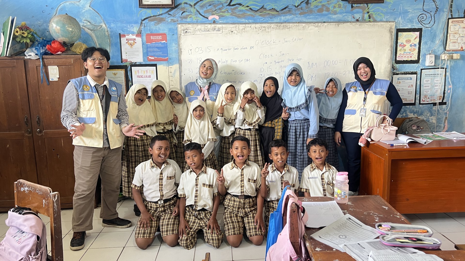 Mengajar SD N 1 Karangkandri