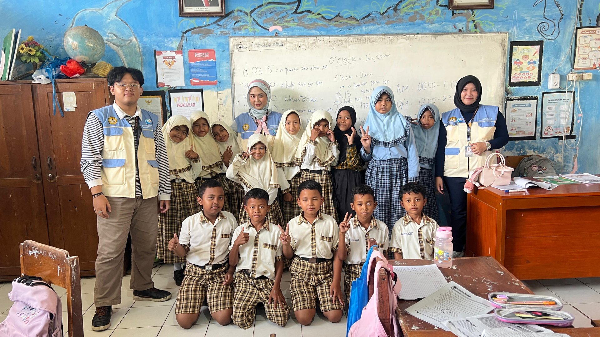 Kegiatan Mengajar SDN 01 Karangkandri
